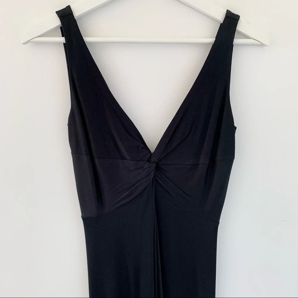 *SOLD* Sandra Angelozzi elegant black midi dress - Picture 4 of 9